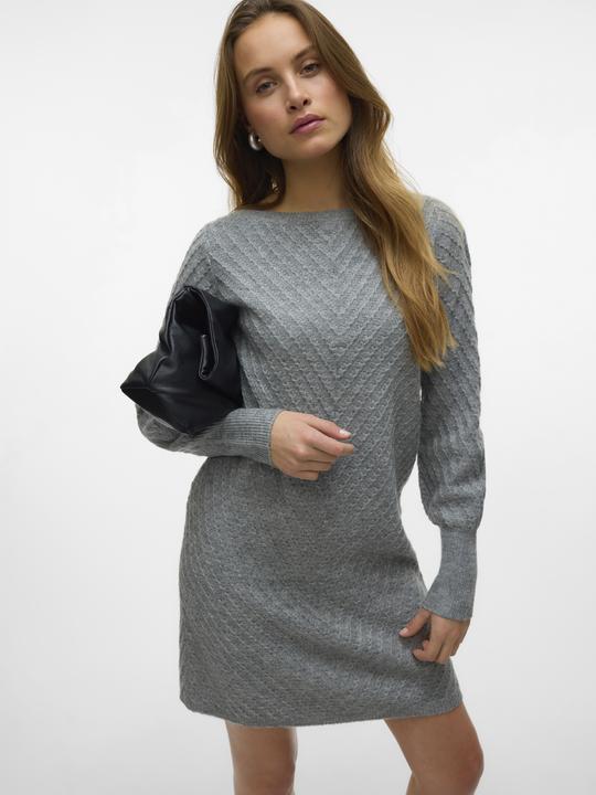 Image du produit Vero Moda VMANJASTINNA LS BOATNECK DRESS GA EXC Robe en maille (XS)