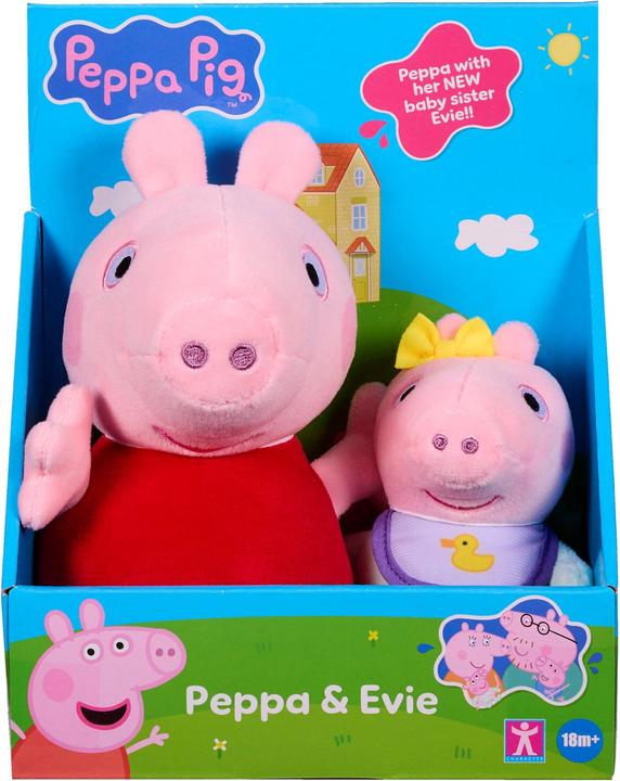 Produktbild Peppa Pig - Plush 2pk (8422) (23 cm)