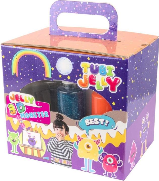 Actual product image Tuban 6-colour Tubi Jelly set with small aquarium - Monster