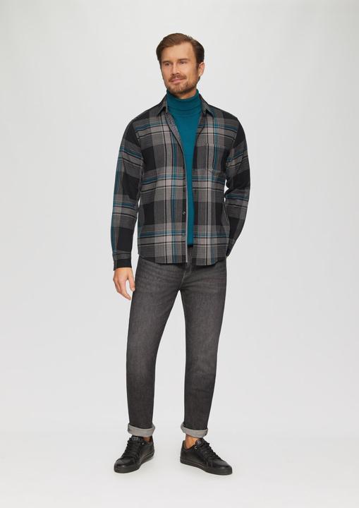 Immagine prodotto S.Oliver Hemd Regular Fit: Strukturiertes Karohemd mit Brusttasche (L)