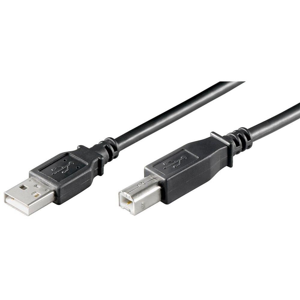Thumbnail - Goobay USB 2.0 Hi-Speed Kabel, Schwarz, 1.8 m (1.80 m, USB 2.0), USB Kabel