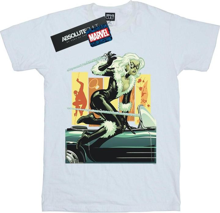 Actual product image Boys Black Cat Car T-Shirt (116)