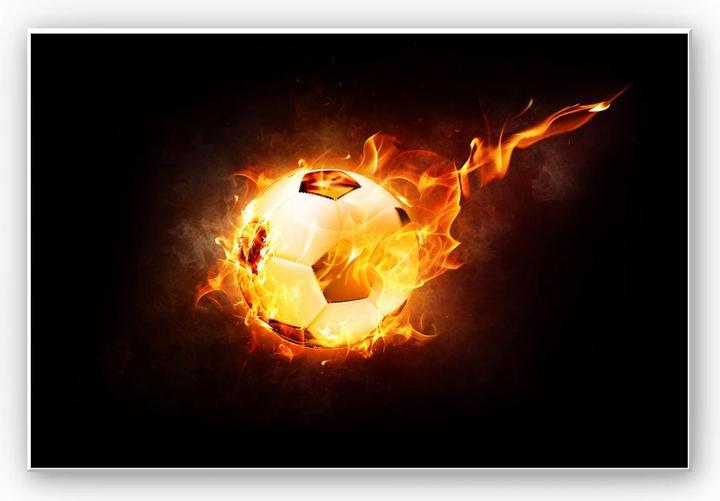 Immagine prodotto Trenddeko Calcio in fiamme (60 x 40 cm)