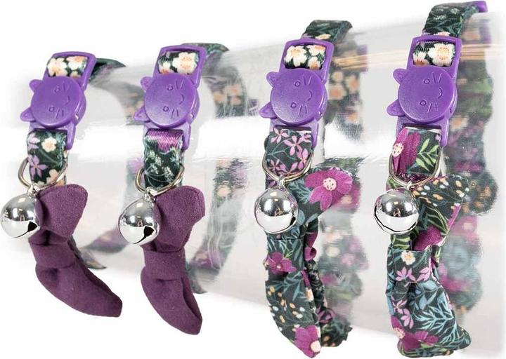 Duvoplus Collier pour chat fleurs rétro (Chat, Général)