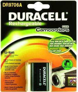 Actual product image Duracell Li-Ion battery 650 mAh for Sony NP-FV50 (Camera battery)