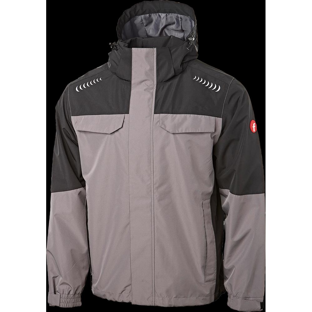 Magni, Unisex, Jacke, Regenjacke Plus grau/schwarz Gr. S Fortis Elements (S), Grau, S