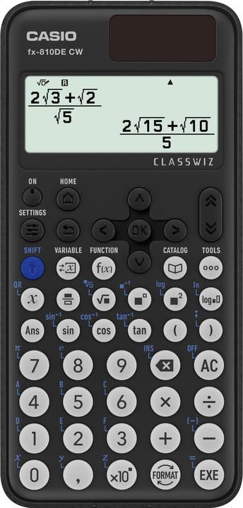 Produktbild Casio FX-810DE CW (Batteriebetrieb, Solarenergie)