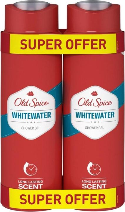 Produktbild Old Spice WhiteWater Duo Shower Gel 2 x 400 ml (800 ml)