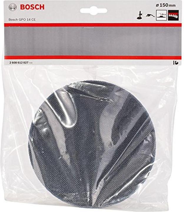 Actual product image Bosch Professional Zubehör Backing pad M 14, Ø 150 mm, with Velcro fastening system