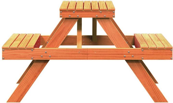 Produktbild vidaXL Picknicktisch (105 x 134 x 75 cm)