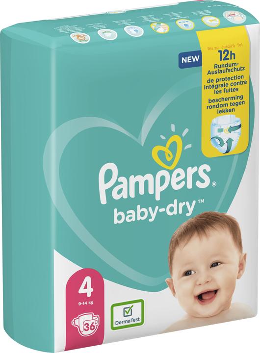 Immagine prodotto Pampers Pannolini (Dimensione 4, Pacco trasportabile, 36 Pezzo/i)