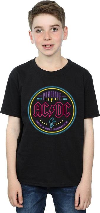 Produktbild AC/DC Jungen Kreis Neon TShirt (128)