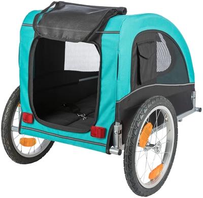 Produktbild Trixie Hondenfietskar Limited Edition Zwart / Turquoise (Hund, Reflektoren)