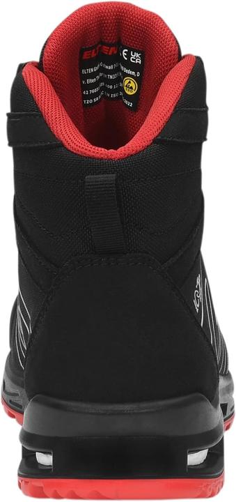 Actual product image GCS Boots ELTEN ENNO XXT Pro Mid ESD S3S, black/red 44 (44)