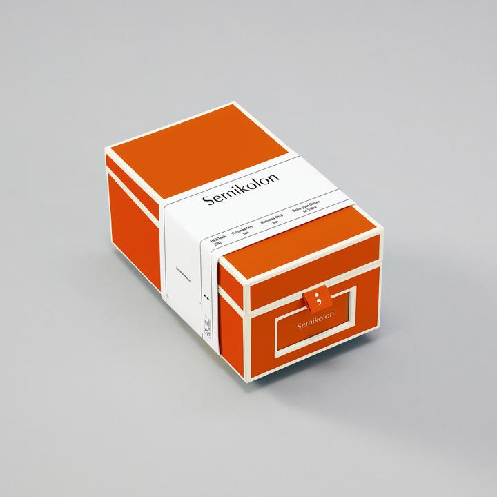 Actual product image Semikolon Business card box