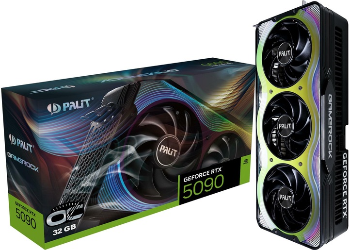 Actual product image Palit GeForce RTX 5090 GameRock OC (32 GB)