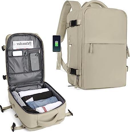 Actual product image Only-Bags.Store Cabin Bag for EasyJet 45x36x20 Travel Backpack Ryanair with USB Port Airplane Backpack