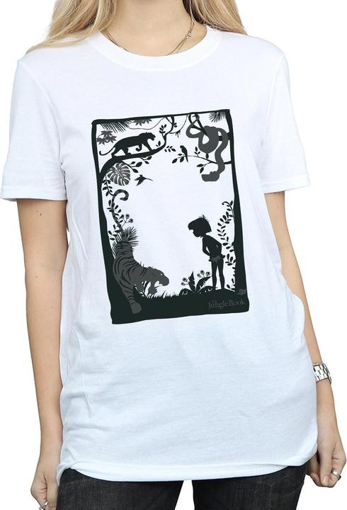 Immagine prodotto Disney The Jungle Book Silhouette Poster Maglietta Ampia Donna (XL)