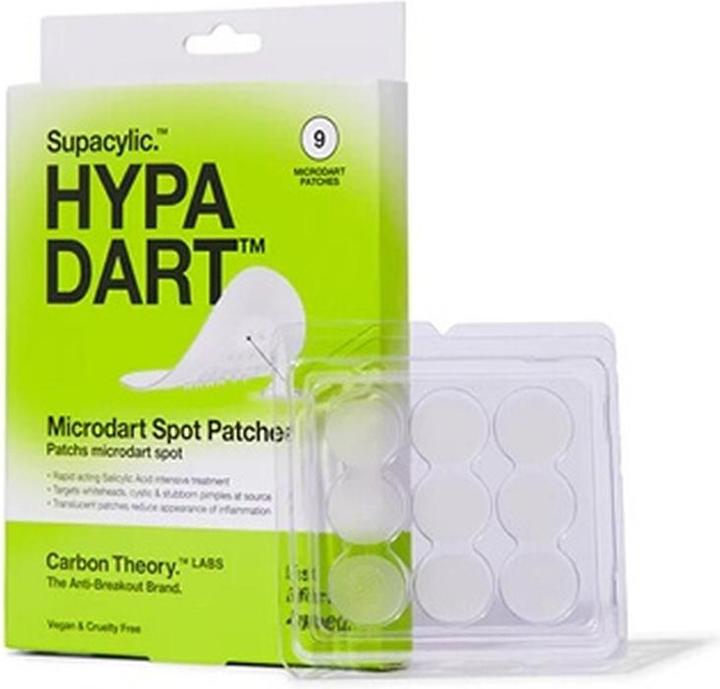Immagine prodotto Carbon Theory Supacylic. Hypa Dart Microdart Spot Matches - Cerotti per acne 9 pz.