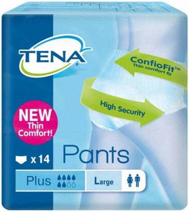 Produktbild Tena Pants Plus Large Size 14u - Comfortable And Discreet Incontinence Protection (14x, Large)