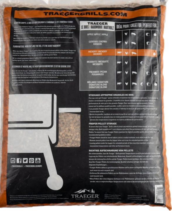 Actual product image Traeger Hardwood Hickory (9 kg)
