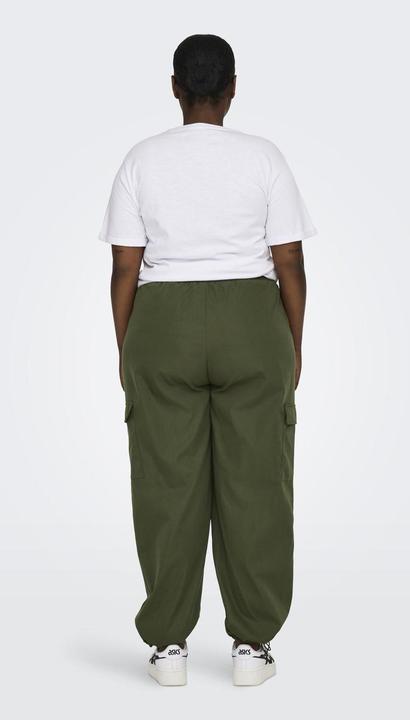 Produktbild Only Normal geschnitten Mittlere Taille Gummizug Elastische Bündchen Cargohose Cargo-Hose (46)