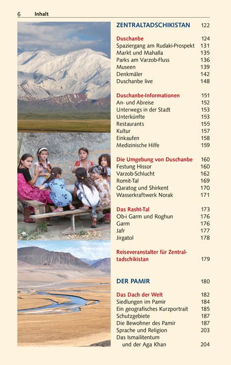 Actual product image Reiseführer Tadschikistan (German, Dagmar Schreiber, 2025)