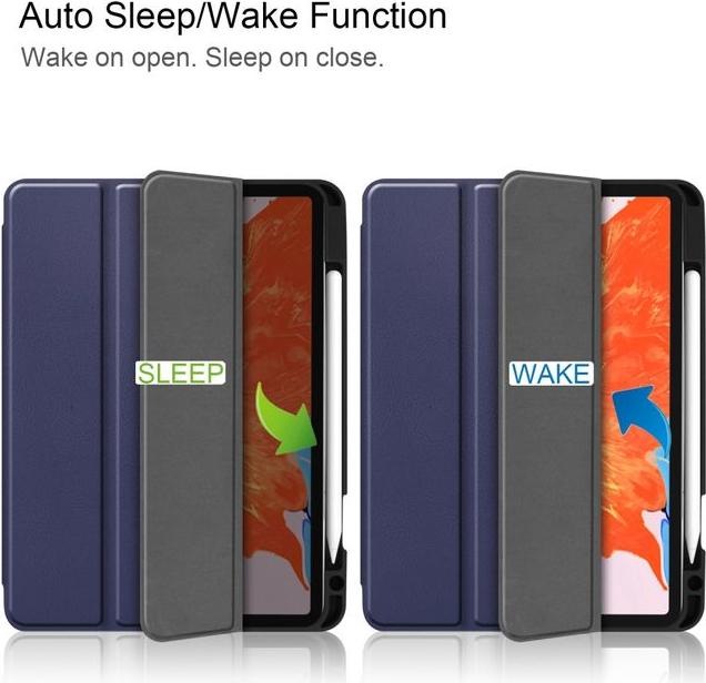 Actual product image MU Classic Triple folding case with pen holder (iPad Pro 12.9 2020 (4. Gen))