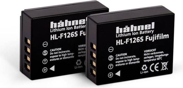Productafbeelding Hähnel HL-F126S, batterij voor 2 camera's vervangt originele batterij NP-W126 7,2 V 1130 mAh (Batterij van de camera)