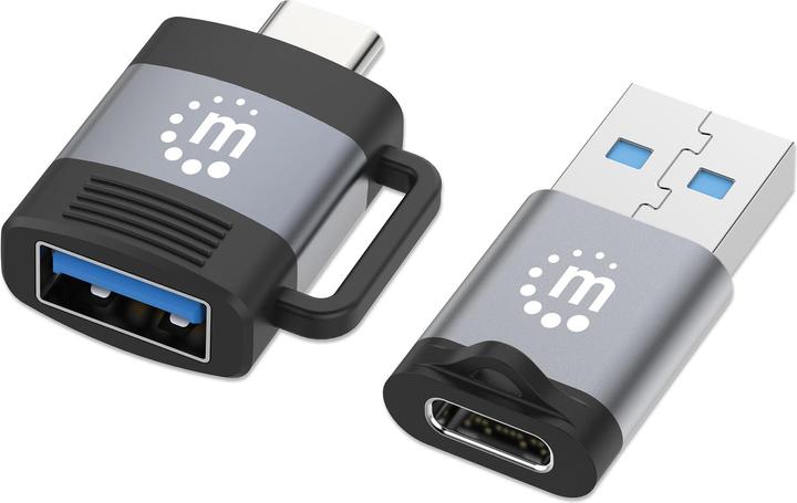 Actual product image Manhattan USB Type C to (USB-A, 3.10 cm)
