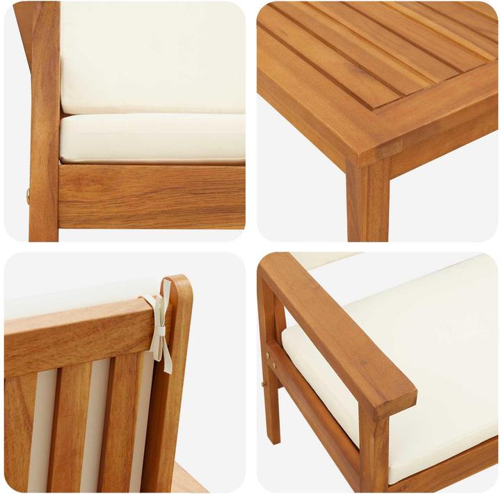 Actual product image vidaXL Garden bench set