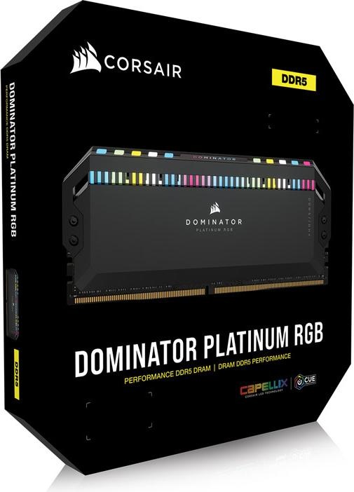 Image du produit Corsair Dominator Platinum RGB (2 x 16GB, 6400 MHz, RAM DDR5, DIMM)