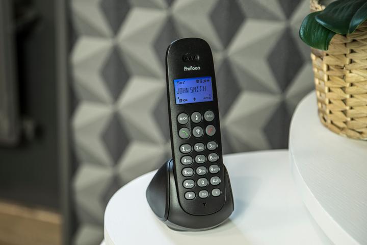 Produktbild Profoon DECT-Telefon PDX-1100 mit 1 Mobilteil, schwarz