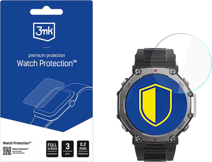 Produktbild 3MK Hybrid Glass Watch Protection FlexibleGlass for Amazfit T-Rex 3