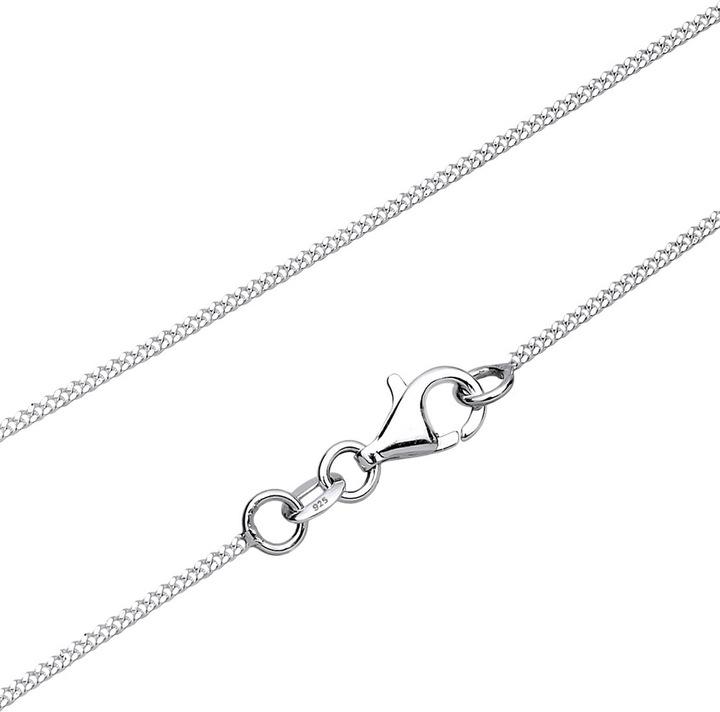 Image du produit Elli mit Lebensblume Feder Anhänger Bi-Color Silber (Argent Sterling, 45 cm)