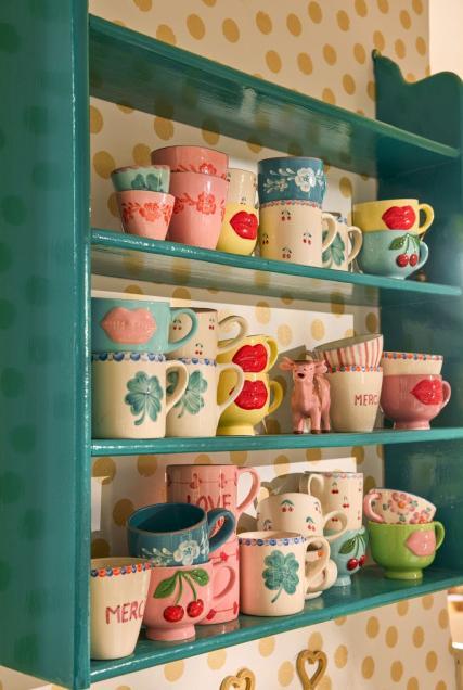 Produktbild Rice Keramik Tasse Lippe - neon grün (250 ml, 1 x)