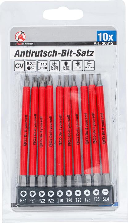 Image du produit BGS Jeu d'embouts antidérapants (Hexagonal)