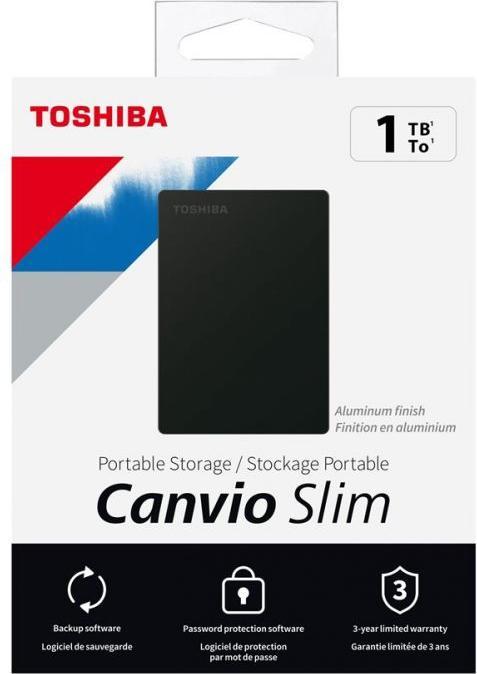 Image du produit Toshiba Canvio Slim (1 To)