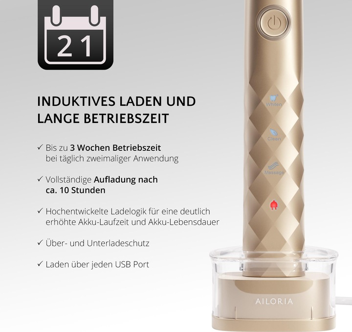 Produktbild Ailoria Shine Bright Set (Schallzahnbürste)