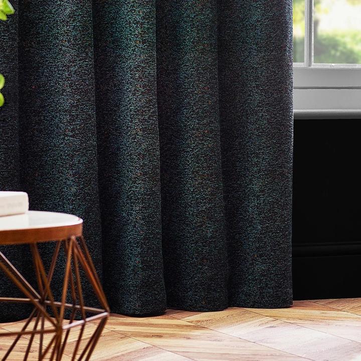 Actual product image New Galaxy Chenille Eyelet Curtains (229 x 183 cm)