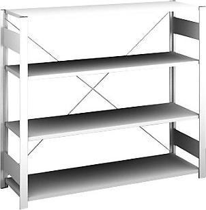 Actual product image kaiserkraft Boltless sideboard shelf, light grey