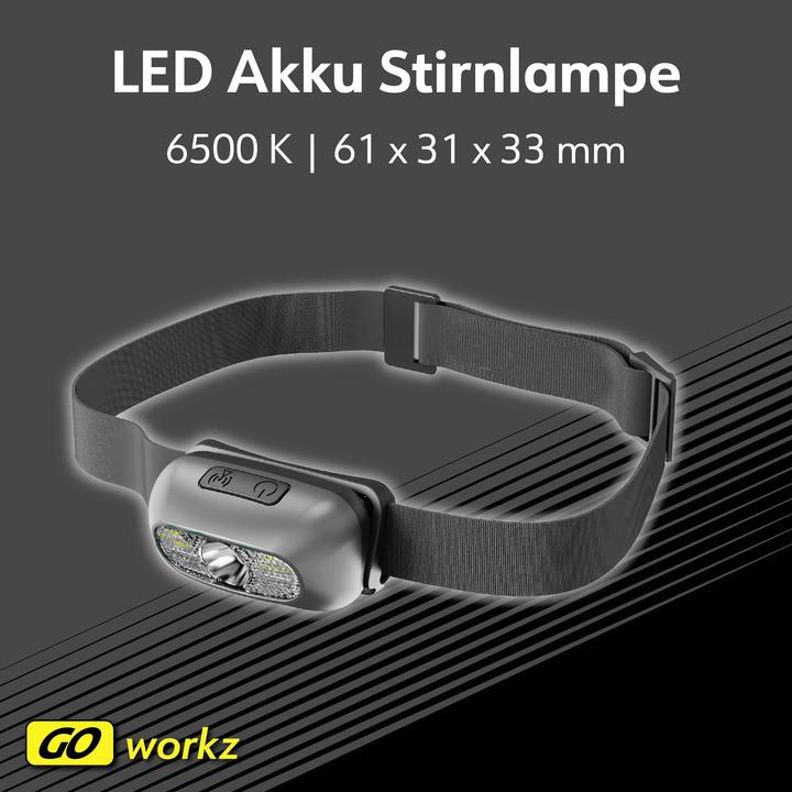 Actual product image Müller Licht Müller-Licht LED Stirnlampe akkubetrieben 90 lm 27700073 (90 lm)