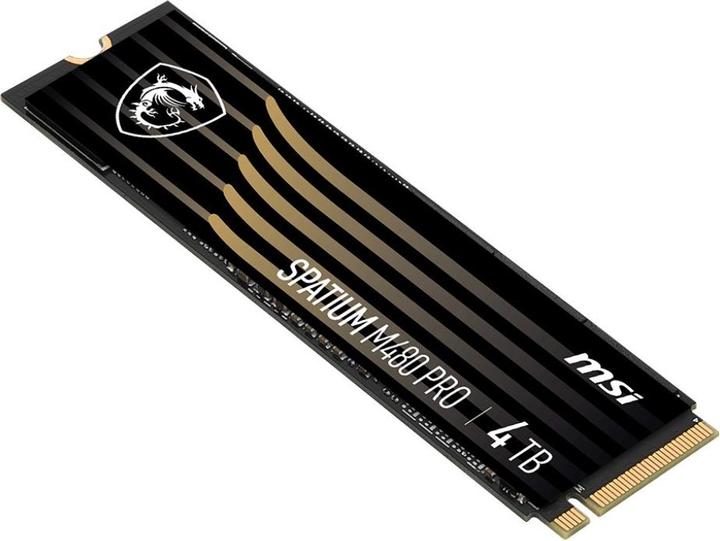 Image du produit MSI SPATIUM M480 PRO PCIe 4.0 NVMe M.2 4TB (4000 Go, M.2 2280)