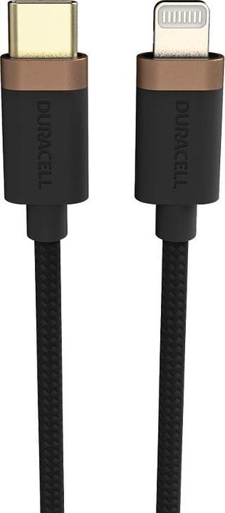 Image du produit Duracell 2M USB-C vers Lightning Braide (2 m, USB 3.2 Gen 2)