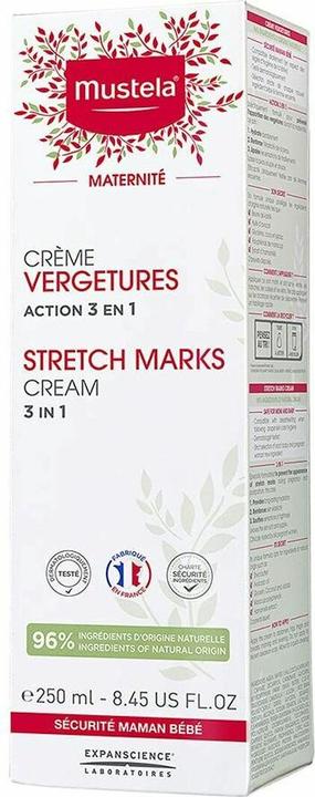 Actual product image Mustela Anti-Strias Body Cream 1667809 3 in 1 (250 ml) (Body cream, 250 ml)