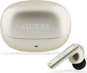 Actual product image Guess słuchawki Bluetooth GUTWST88MCTGD TWS + stacja dokująca złoty/gold Capsule Printed Logo (ANC, 6 h, Wireless)