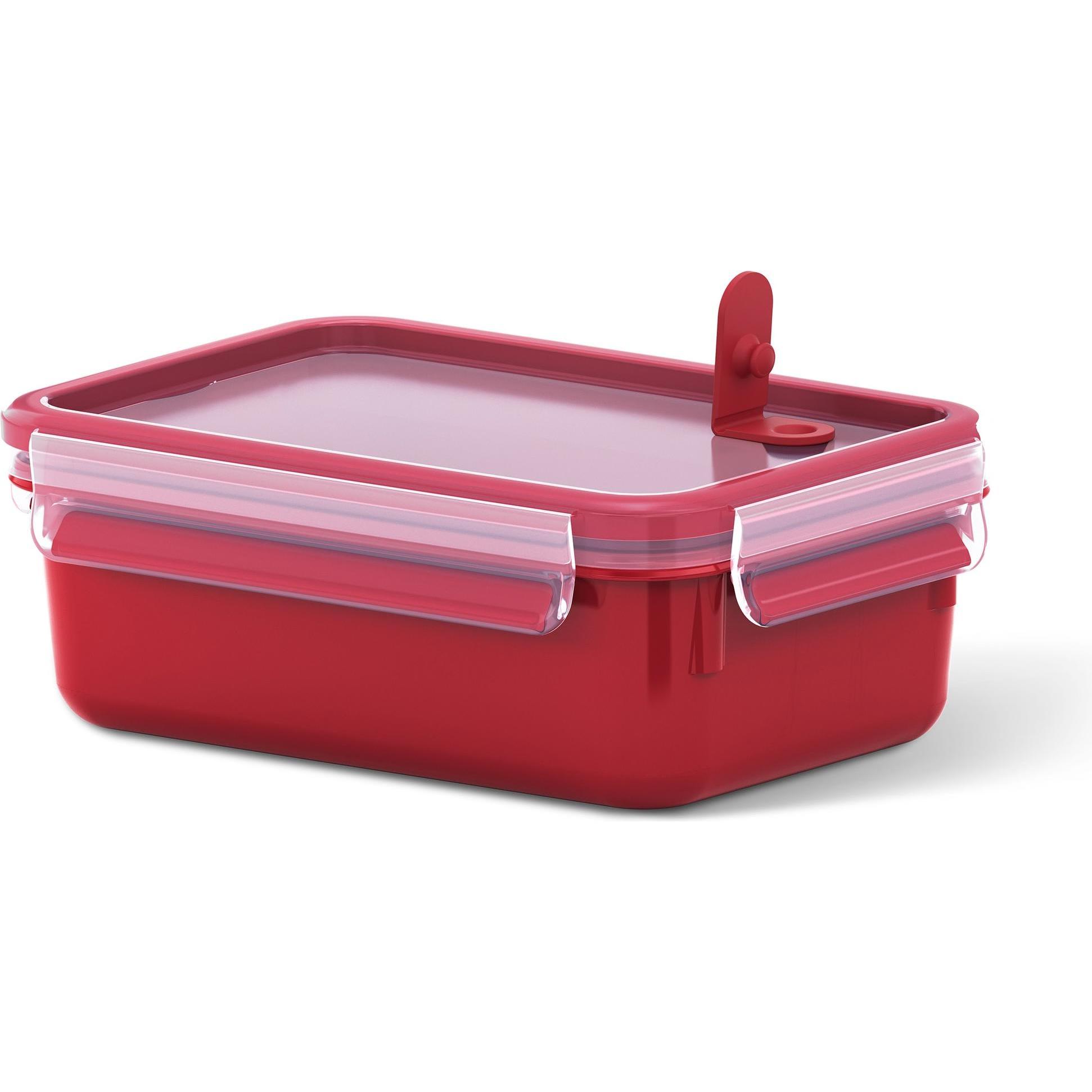 Emsa Clip & Micro, Lunchbox, Rot