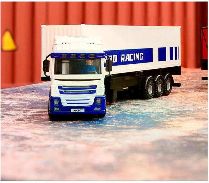 Immagine prodotto Turbo Racing Camion C50 con rimorchio bianco, 1:76, RTR (RTR pronto all'uso)