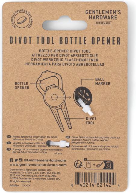 Produktbild Gentlemen's Hardware Divot Tool Bottle Opener (3 Funktionen)