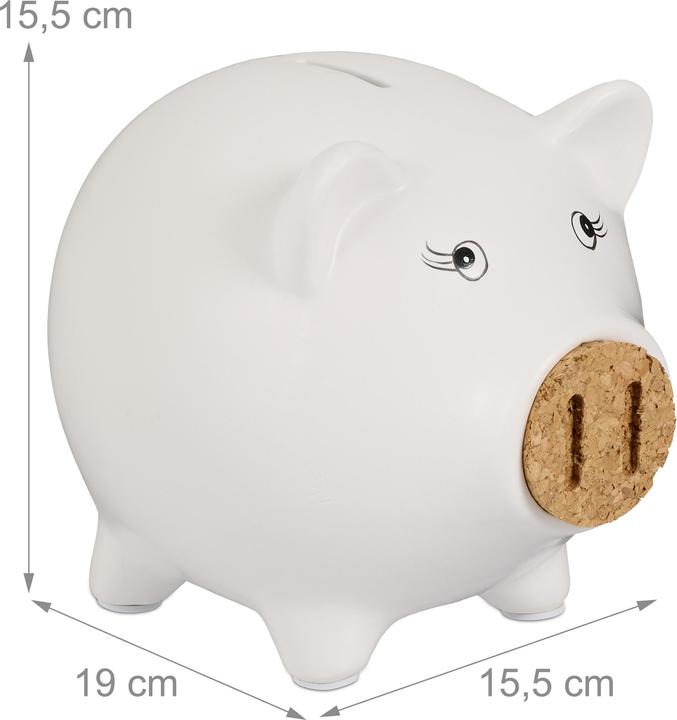 Produktbild Relaxdays Sparschwein (15.5 x 19 x 15.5 cm)